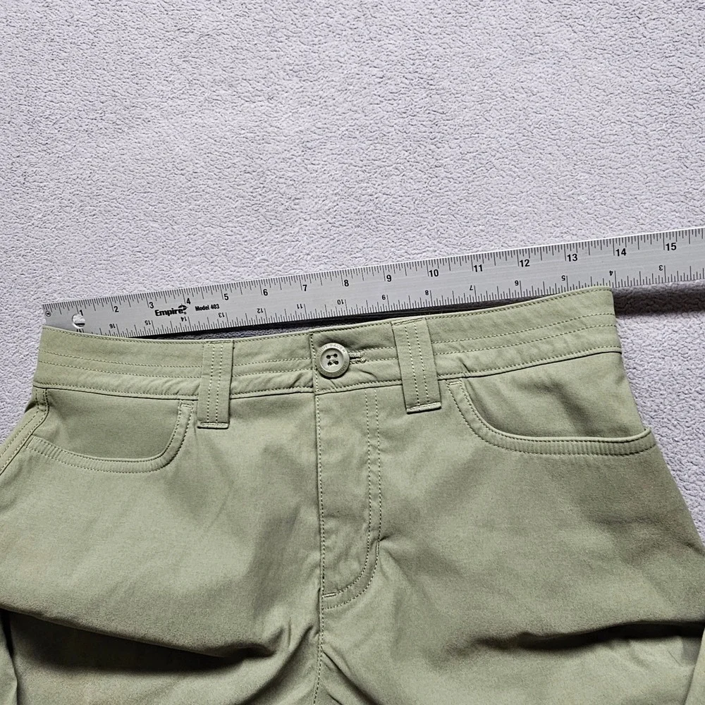 Eddie Bauer First Ascent Guide Pants Womens 2 Olive Green Fleece Lined Hiking